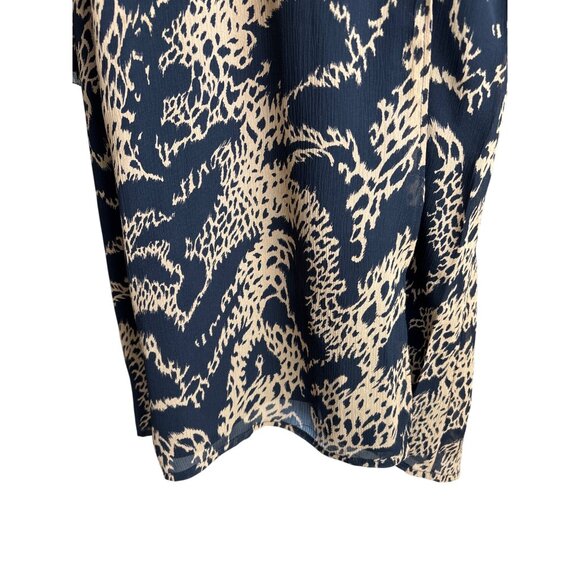 Paige Chamomile Dress‎ Size Small Hyde Black Mixed Tiger Print 100% Silk Lined - Picture 5 of 11